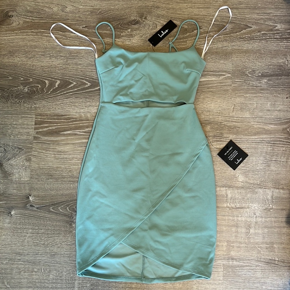 lulus teal dress
